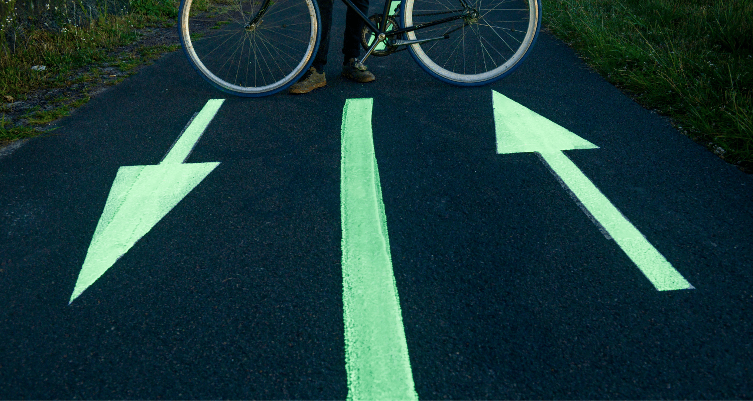 Piste cyclable luminescente Pessac Montesquieu