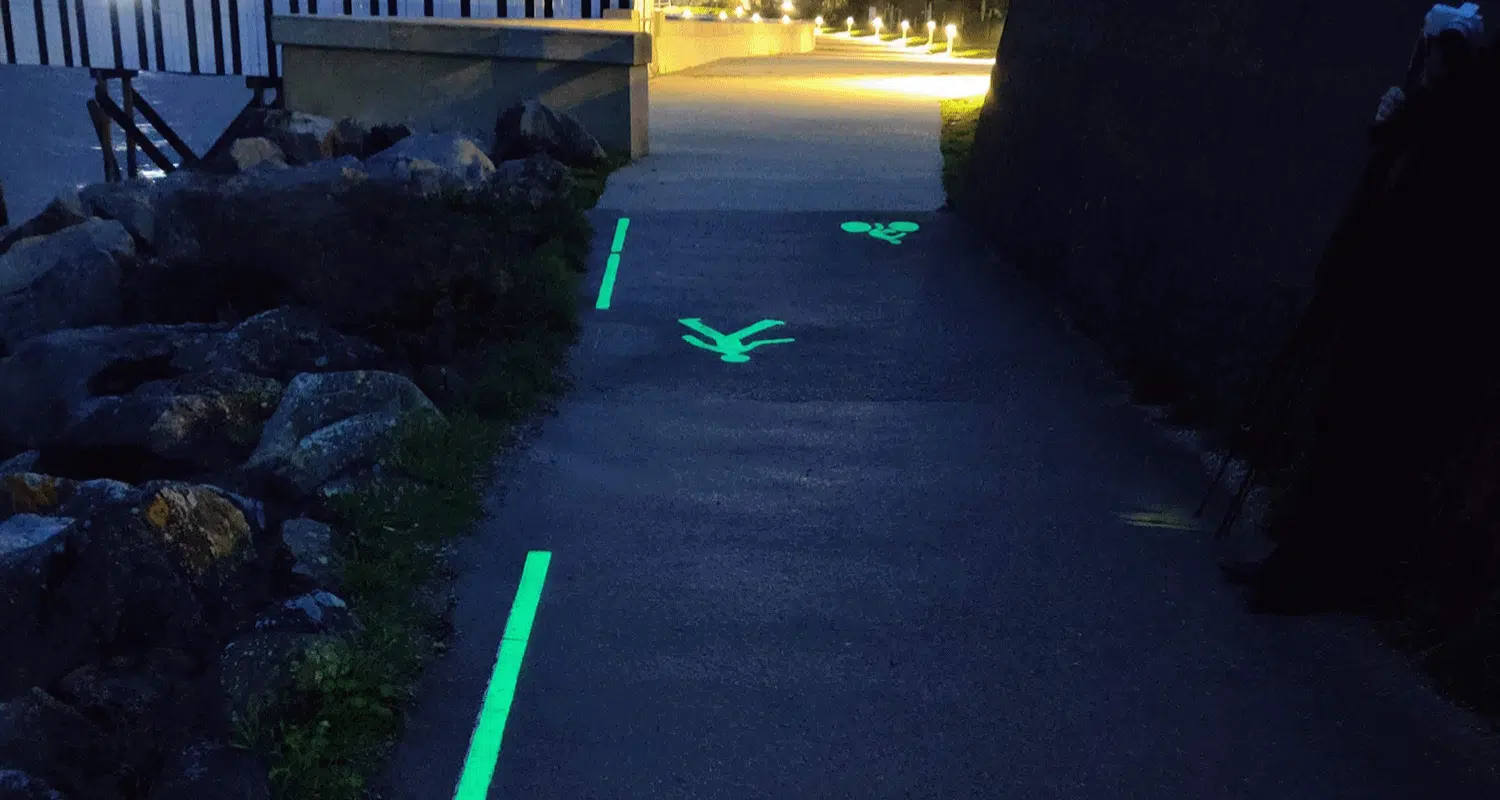 Piste luminescente Chatelaillon Plage