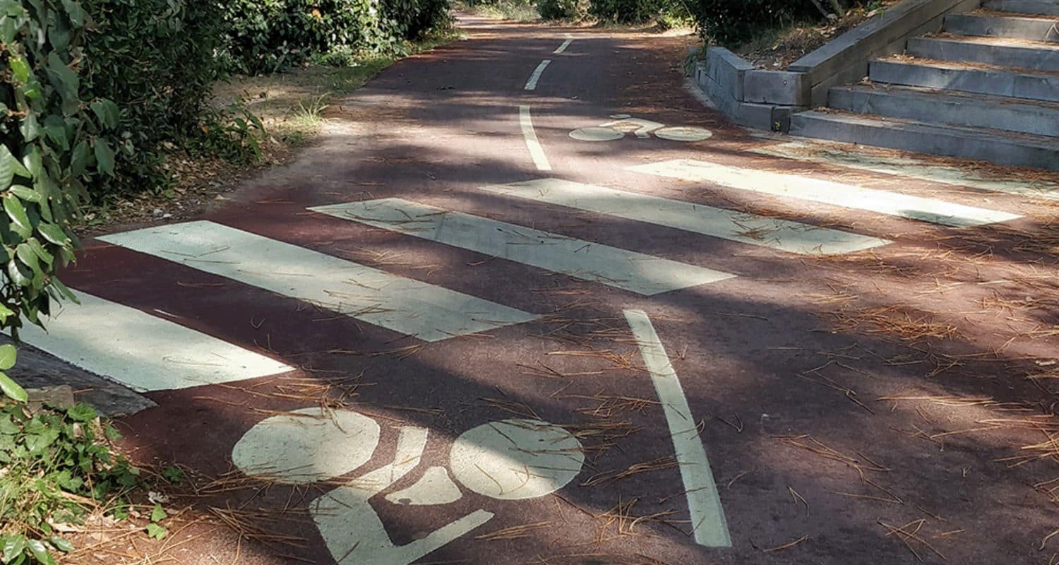 Piste cyclable Luminokrom Arcachon