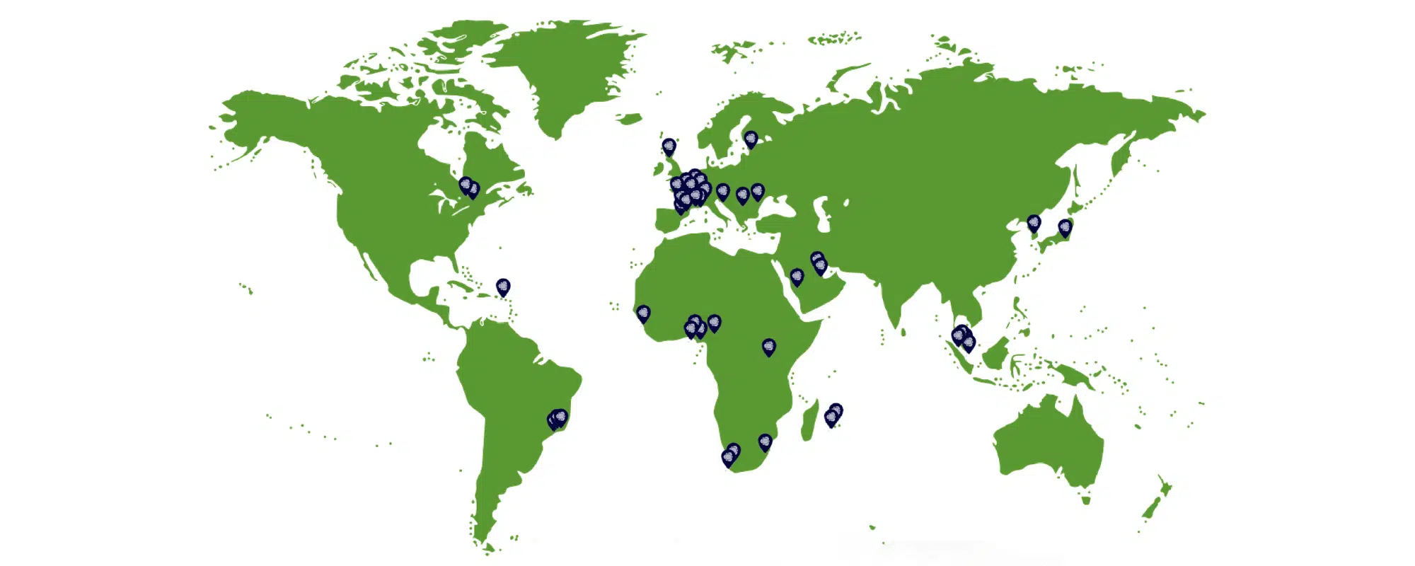 Carte des distributeurs de peinture LuminoKrom dans le monde