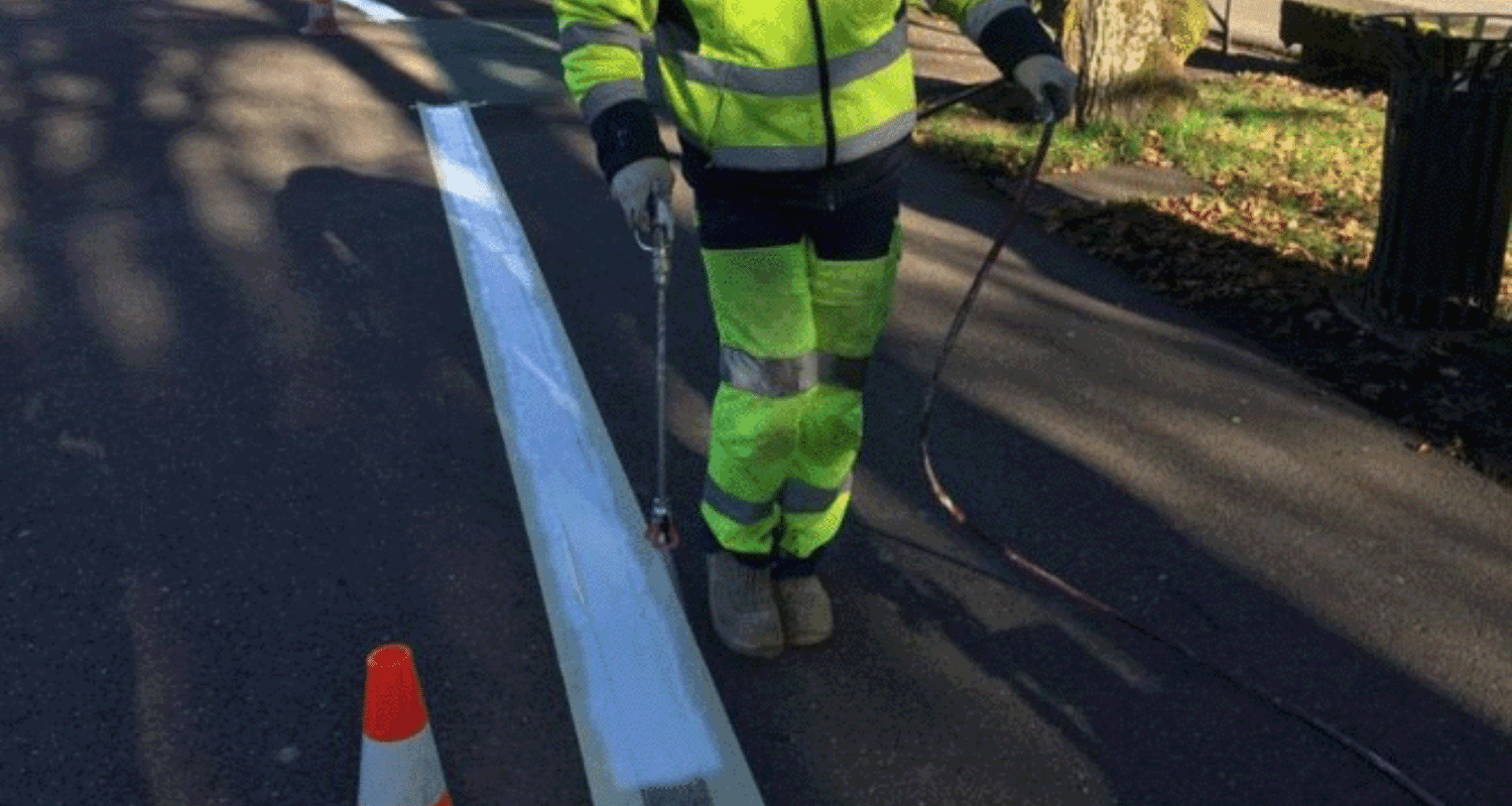 Piste cyclable luminescente Epinal