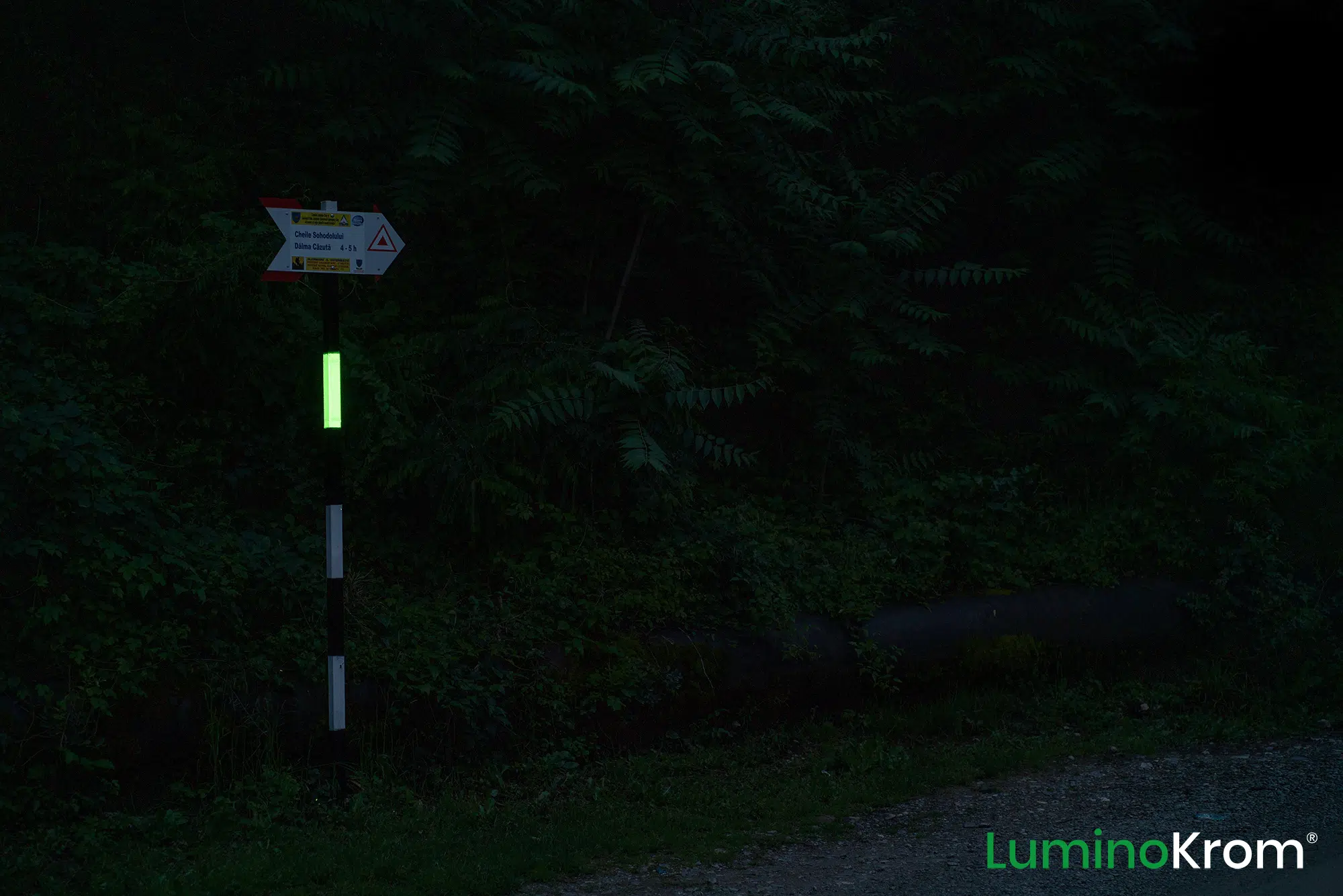 Signalétiques lumineuses en montagne