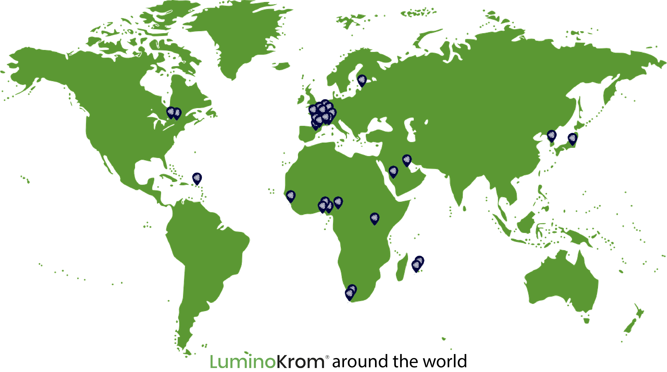 Worldwide deployment of Luminokrom painting