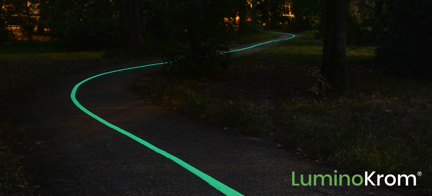 Première piste cyclable LuminoKrom